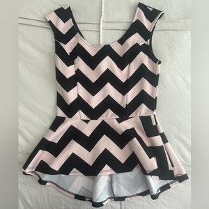 Chevron Charlotte Russe top